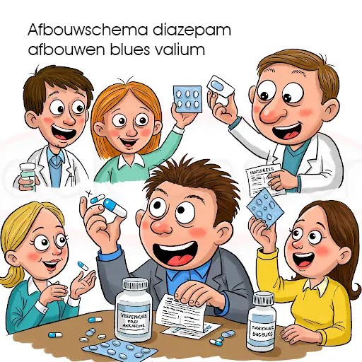 Afbouwen diazepam afbouwschema